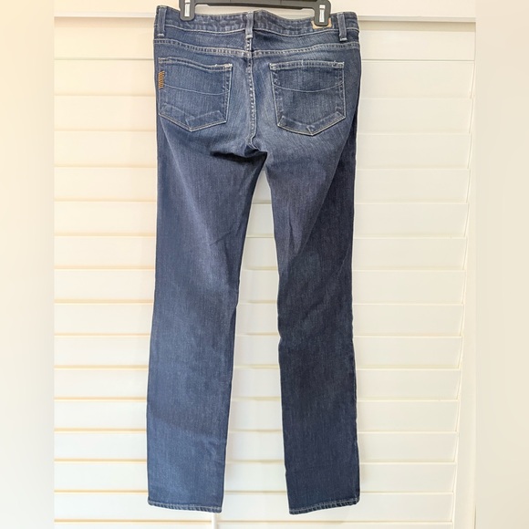 PAIGE Blue Straight Leg Skyline Drive Jeans - Picture 3 of 5
